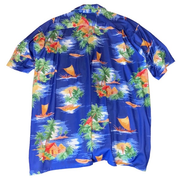 Vintage Pennshire Floral Hawaiian Shirt BIG MAN 2XL (H) - Picture 7 of 7